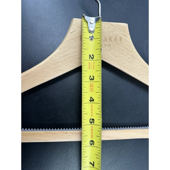 Ted Baker London Set Of 5 High Quality Clothes,Suit Wood Hanger In Light Brown - Picture 12 of 13